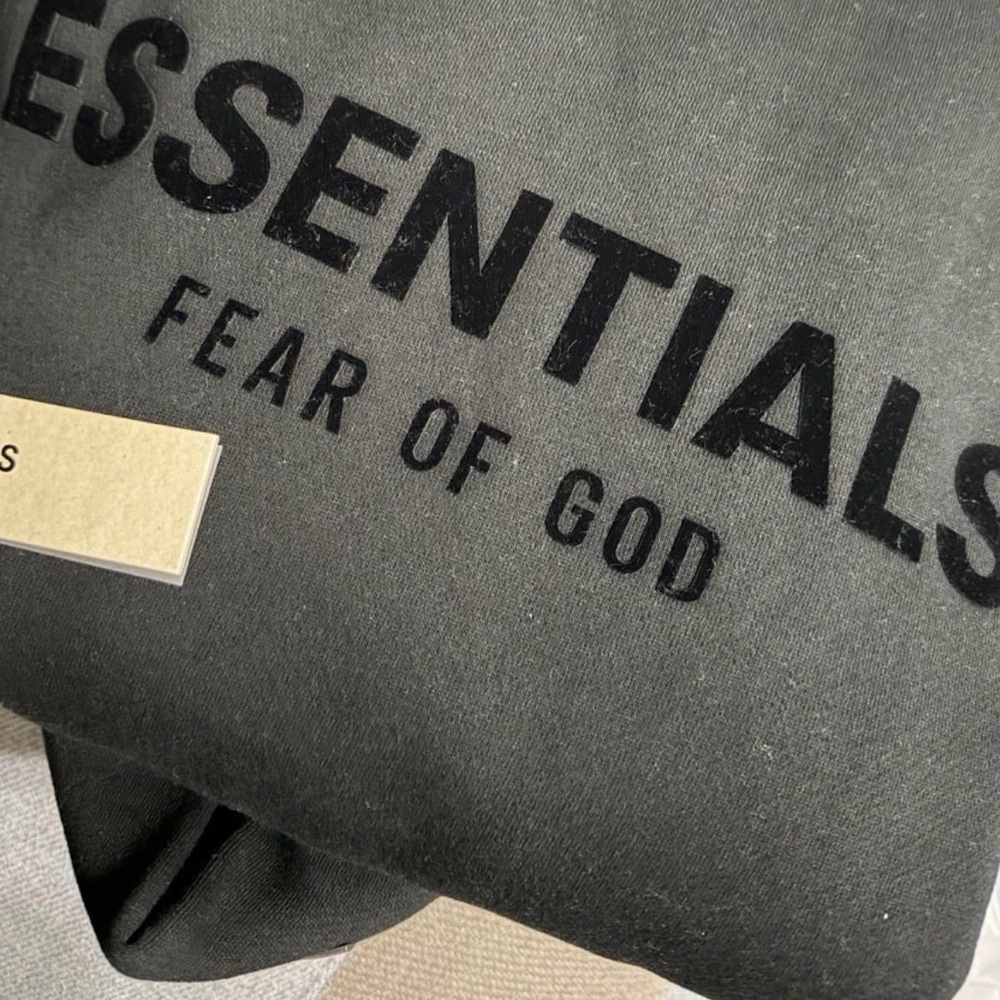 Fear of God Essentials Black Hoodie